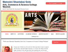 Tablet Screenshot of msgotecollege.org